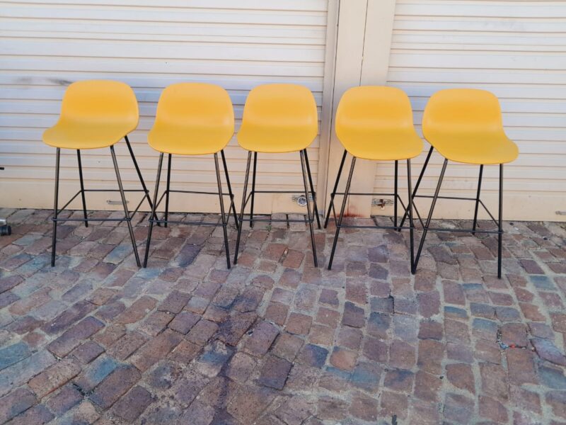 Yellow Bar Stool - Image 3