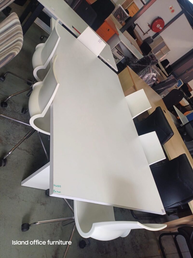 White Boardroom Chairs - Image 3