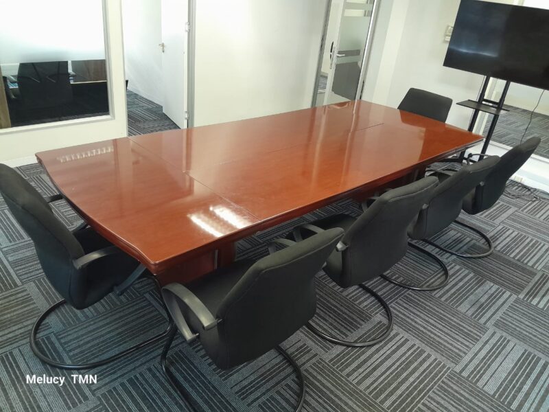 Mahogany Boardroom Table 3200mm x 1300mm - Image 2