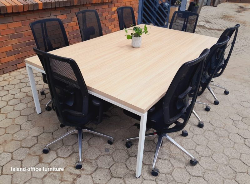 Summer Oak Boardroom Table 2400mm x 1500mm